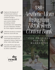 180+ Mom Motherhood Instagram/Tiktok Reel Videos Content Bank | Aesthetic Faceless Videos | MRR