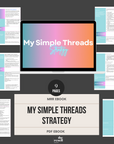 My Simple Threads Strategy eBook Guidebook | MRR | How to Increase Sales & Revenue Through Instagram Threads