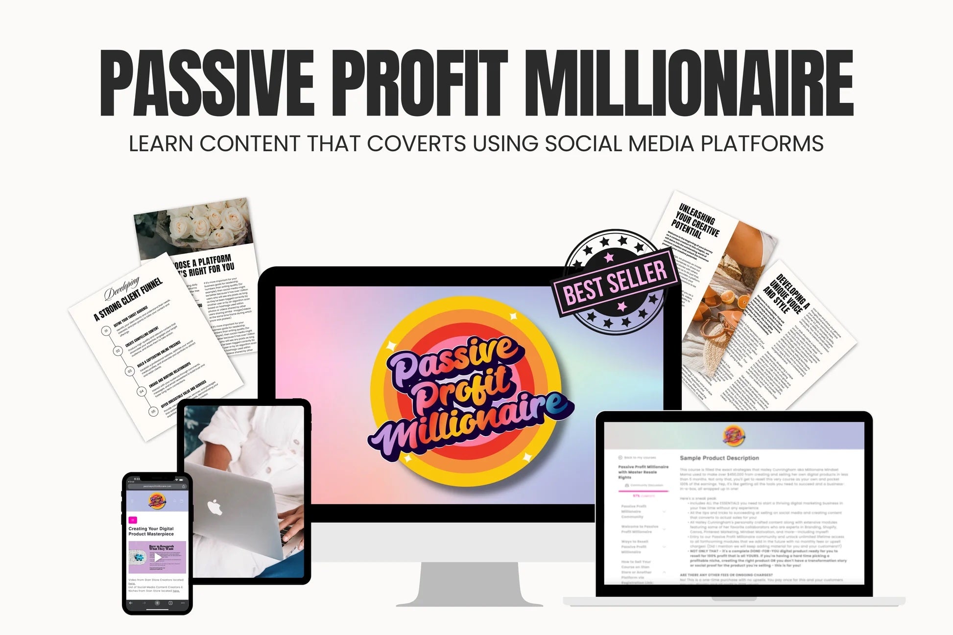 Passive Profit Millionaire MRR Digital Marketing Course DISCOUNTED ON SALE - theResellBrand