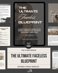 The Ultimate Faceless Blueprint eBook | 147 Pages Faceless Digital Marketing Guide | MRR & PLR| Canva Editable eBook - theResellBrand